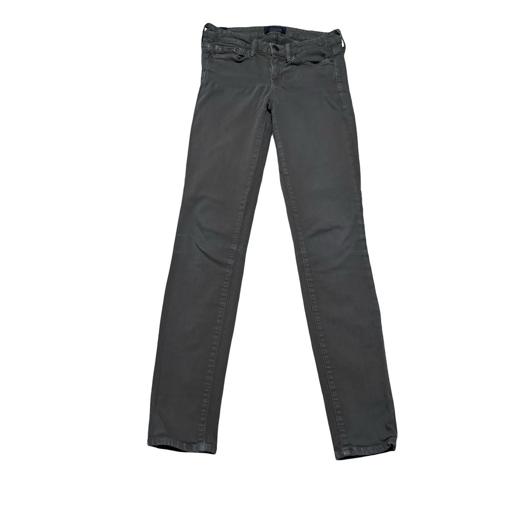 Vince Women's Skinny Brown‎ Stretch Denim Jeans Faded Size 25